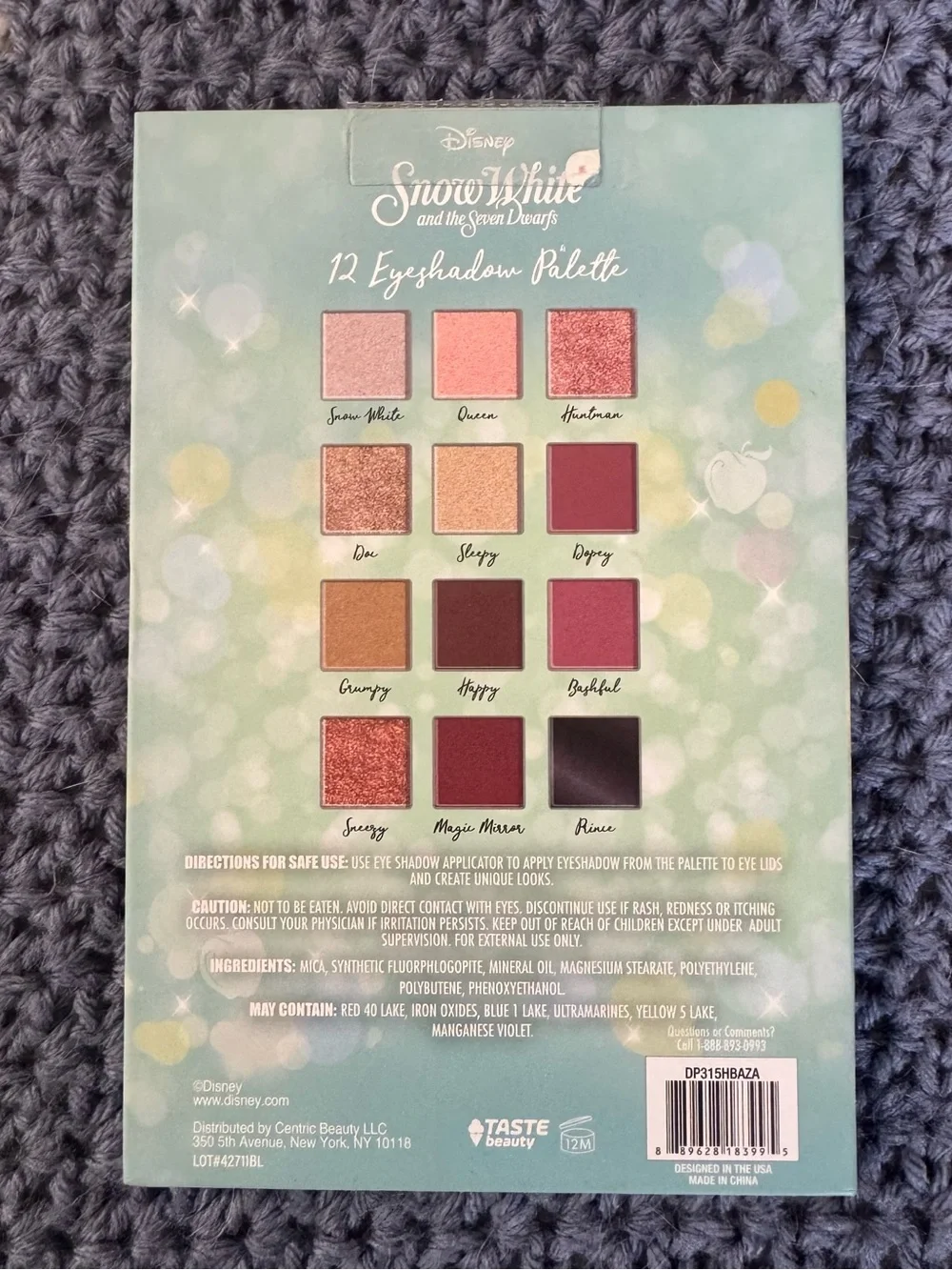 Disney Snow White EyeShadow Palette